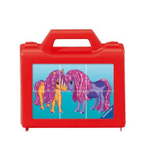 Ravensburger кубики с картинками 6шт. PONY LOVE R07469