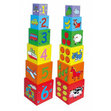 VIGA Nesting & Stacking деревянная игрушка 12м+ 59461