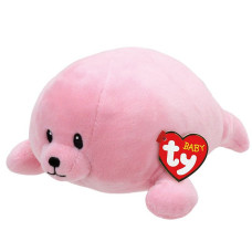 TY Baby Ty Мягкая игрушка PINK SEAL DOODLES 15см, TY32159