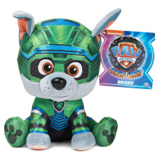 PAW PATROL Mighty Pups Movie Мягкая игрушка Рокки 15 см 6068117