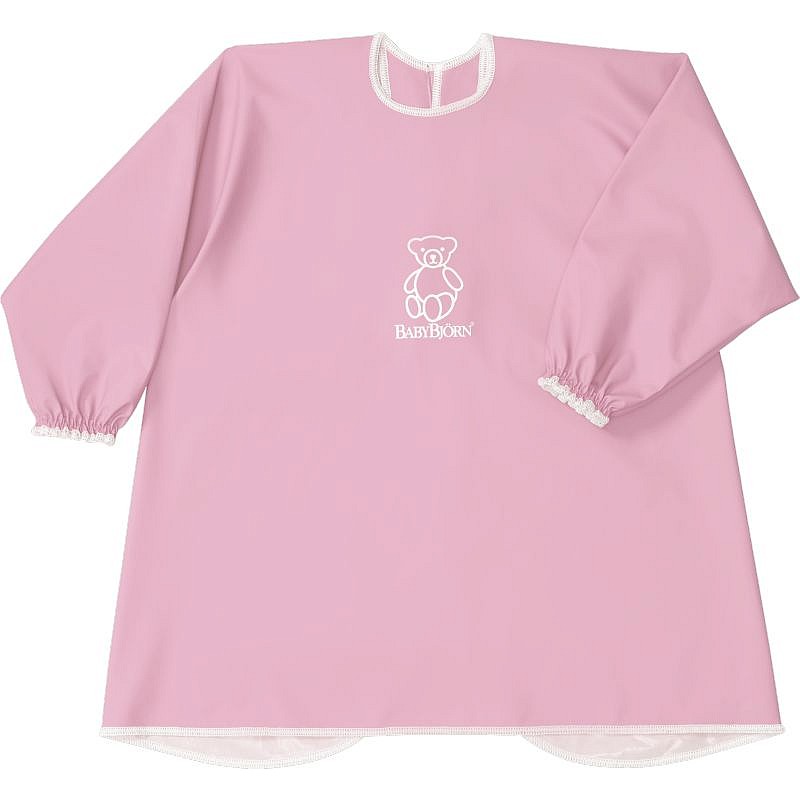 BABYBJORN Long Sleeve Bib Нагрудник (фартук), 044384 pink