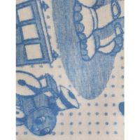 URGA шерстяной плед 140x100cm, TRAIN, синий, РАСПРОДАЖА
