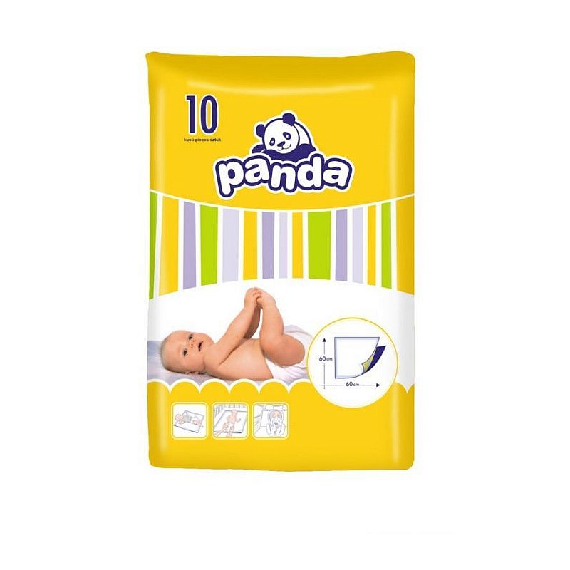 PANDA Одноразовые пеленки 60*60см (10шт.)