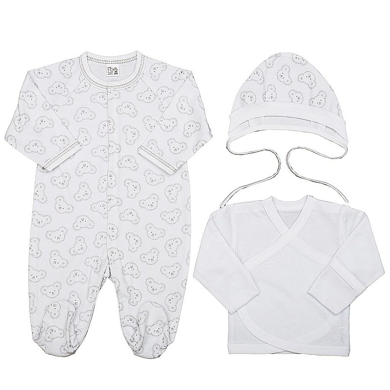 LORITA Комплект одежды для новорожденного из 3 частей KOALA 62 размер, 752K