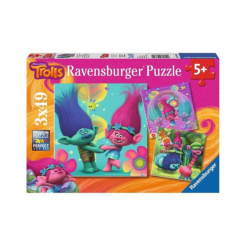 Ravensburger пазл Troll 3x49элем. R09364 РАСПРОДАЖА