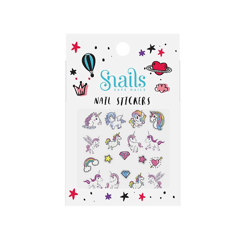 SNAILS Наклейки для ногтей Unicorns, 8060 СКИДКА
