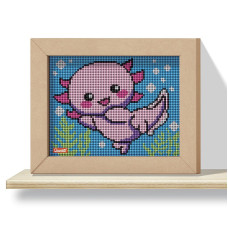 QUERCETTI мозаика PIXEL ART 4 KAWAII DESIGN - AXOLOTL, 0796