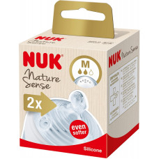 NUK NATURE SENSE силиконовая соска для молока M, 2шт. SA55 10124023 СКИДКА