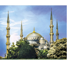 TSVETNOY Алмазная мозаика 40x50см Blue Mosque, LG211e