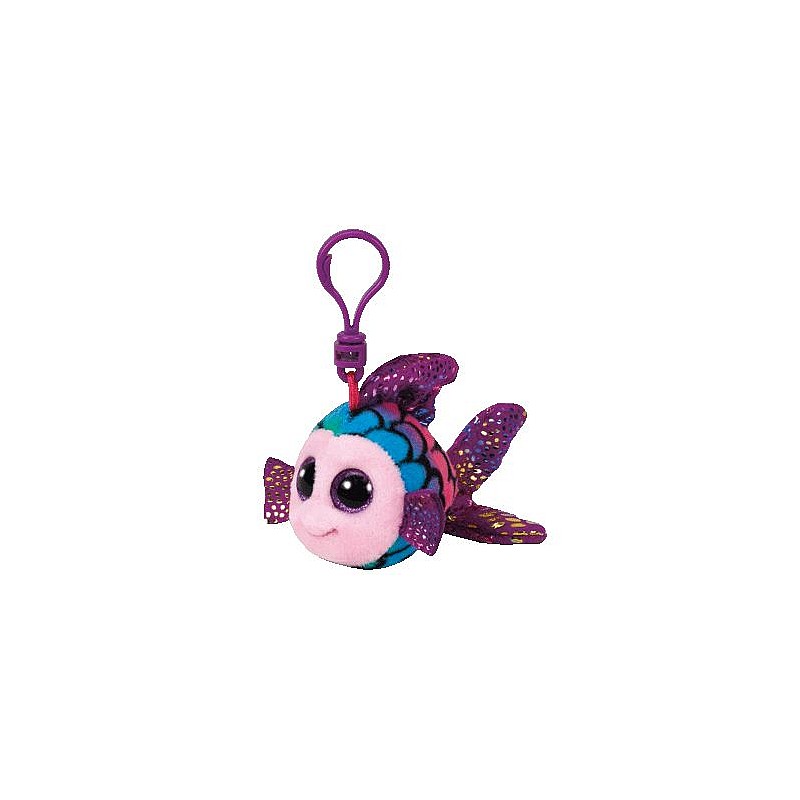 TY Beanie Boos Мягкая игрушка - брелок MULTICOLORED FISH FLIPPY 8см, TY35034