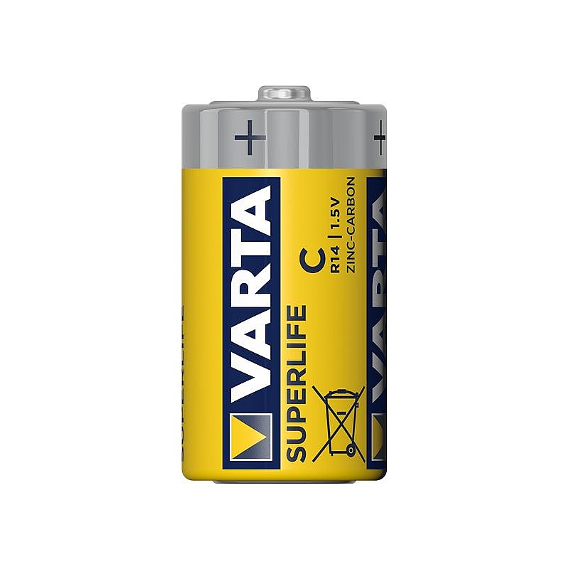 VARTA SUPERLIFE Батарейка C R14 1.5V 1шт. РАСПРОДАЖА