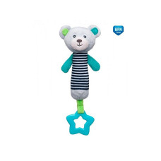 CANPOL BABIES Игрушка с пищалкой BEAR 0м+, 68/055 grey