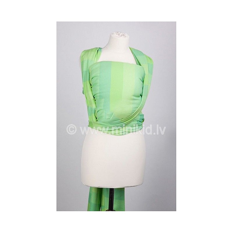 WOMAR слинг BE CLOSE Nr.17 LIGHT GREEN STRIPES РАСПРОДАЖА