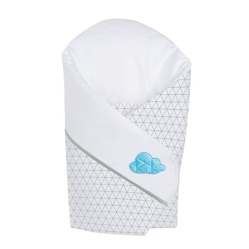 KLUPS Albero Mio конверт с усилением для новорожденных 75x75см, CLOUDS H248
