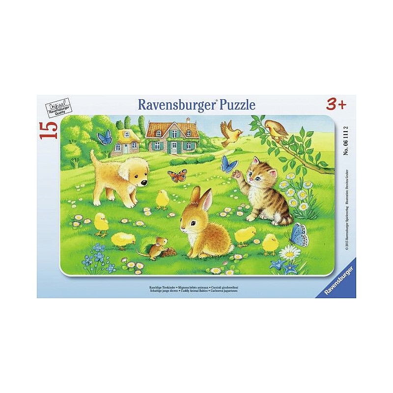 Ravensburger Пазл Animals 15шт. 3г+ R06111