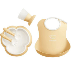 BABYBJORN Baby Dinner set Комплект посуды 4м+, 070066 Powder Yellow