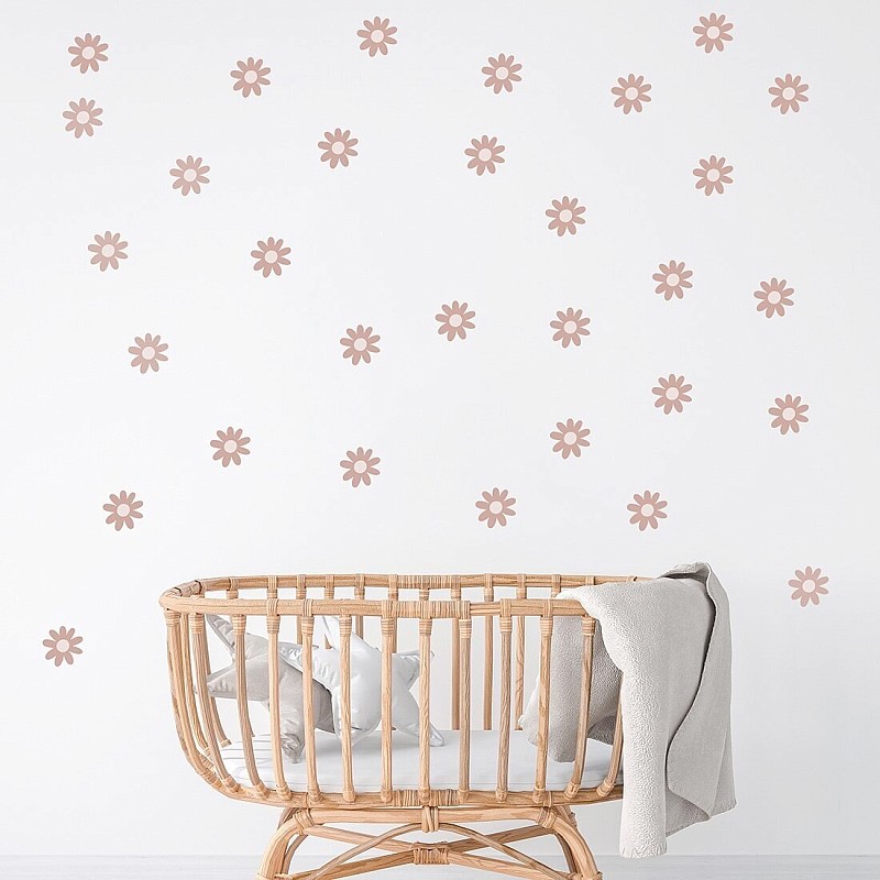 Pastelowe Love Наклейка на стену Daisies IV
