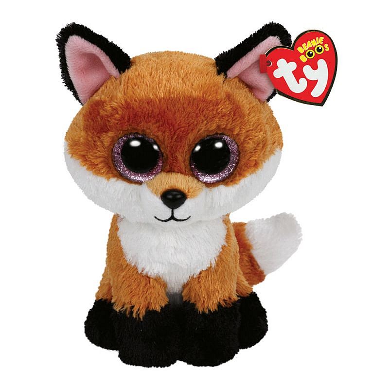 TY Beanie Boos Мягкая игрушка BROWN FOX SLICK 15.5см, TY36159