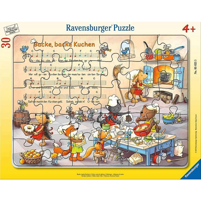 Ravensburger Пазл в рамке Backe, backe Kuchen 30шт. 4+ R 05025