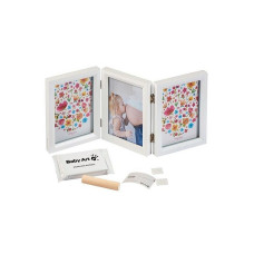 BABY ART Double Print Frame рамка и комплект для создания отпечатка ножки, Carolin Style, 3601092500