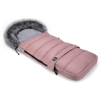 COTTONMOOSE теплый спальный мешок с удлинением COMBI 736 pink-grey