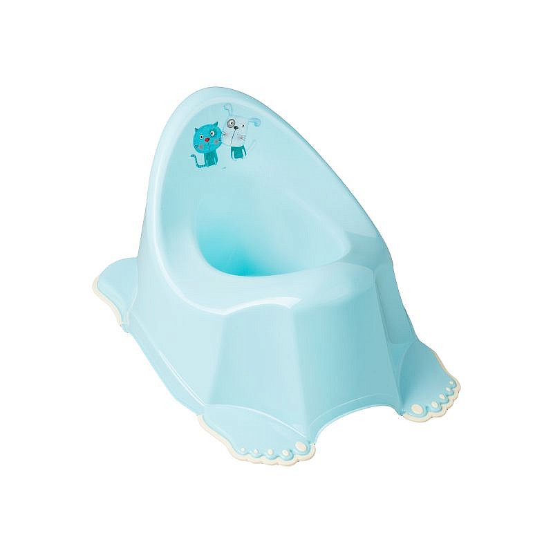 TEGA BABY DOG and CAT Детский горшок, нескользящий PK-001 Light blue РАСПРОДАЖА