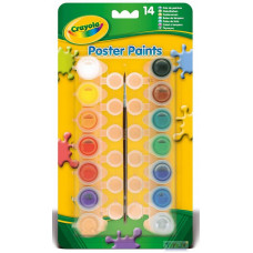 CRAYOLA Гуашь 14 цветов с кисточкой 3978