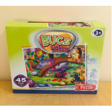 ERJUTOYS Пазл 3+, 45 элем., JU9259 Bugs World