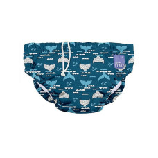 BAMBINO MIO Swim Nappies плавки BLUE TAIL, L (9-12kg)