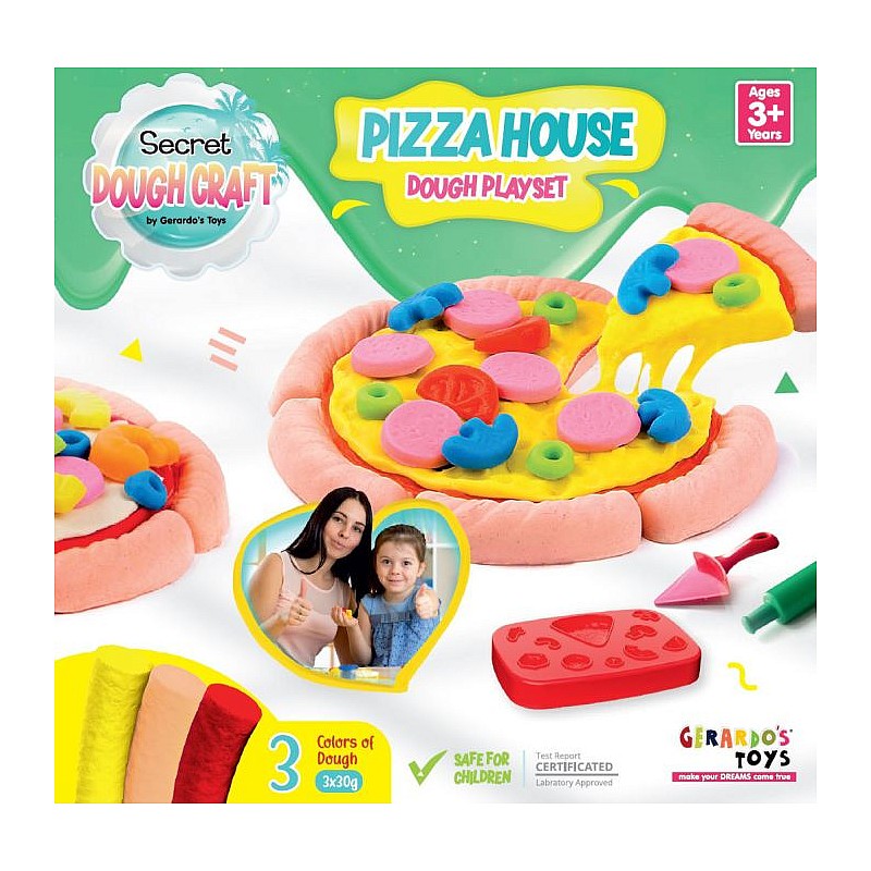 GERARDOS TOYS набор пластилина PIZZA HOUSE 3г+ 56403