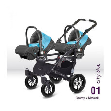 BABYACTIVE Twinny Детское автокресло CITY BLUE 1шт. - 01 синий