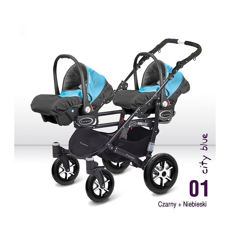 BABYACTIVE Twinny Детское автокресло CITY BLUE 1шт. - 01 синий