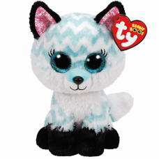 TY Beanie Boos Мягкая игрушка ATLAS aqua chevron fox TY36368 РАСПРОДАЖА