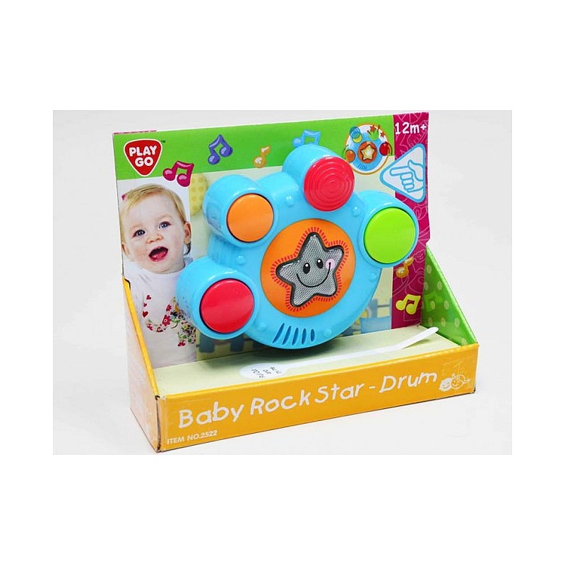 PLAYGO INFANT&TODDLER барабаны для маленькой рок-звезды, 2522