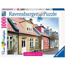 RAVENSBURGER puzle Houses in Aarhus Denmark, 1000gab., 16741