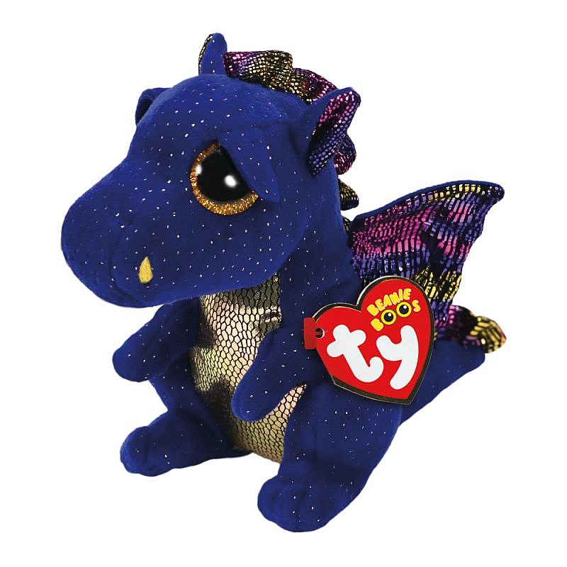 TY Beanie Boos Мягкая игрушка DRAGON SAFFIRE 15.5см, TY36879 РАСПРОДАЖА