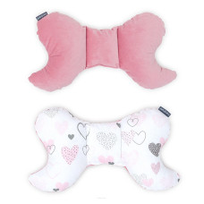 MamoTato подушка 37x22cm PASTEL HEARTS pink 12797