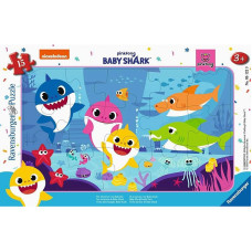 Ravensburger Пазл в рамке Baby Shark 15шт. 3+ R 05122