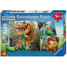 Ravensburger пазл 3x49 The Good Dinosaur R 09410