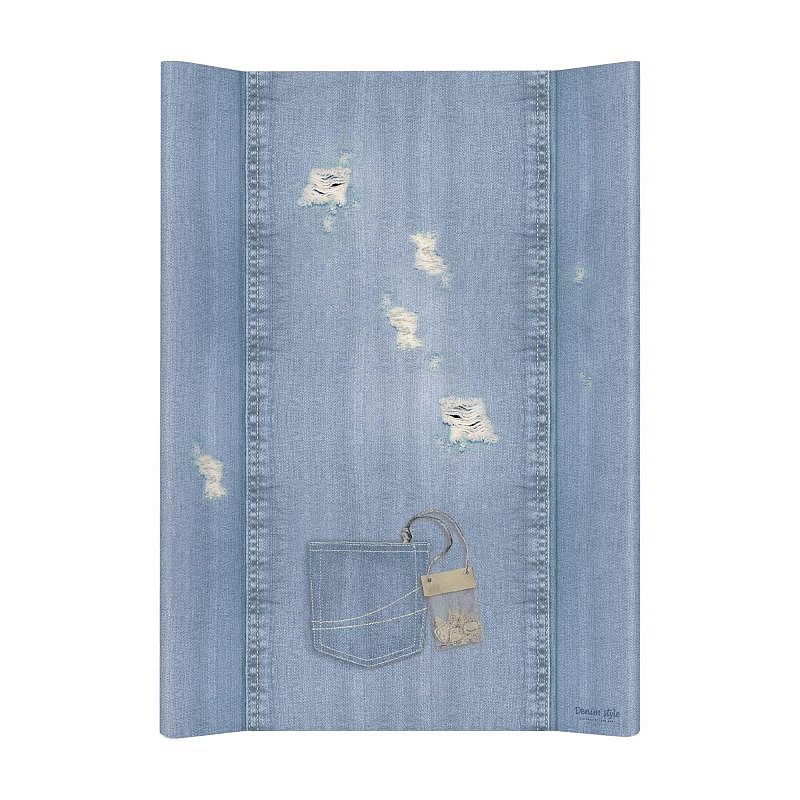 CEBABABY пеленальная поверхность с мягкой основой 50x70см Denim Style Shabby blue