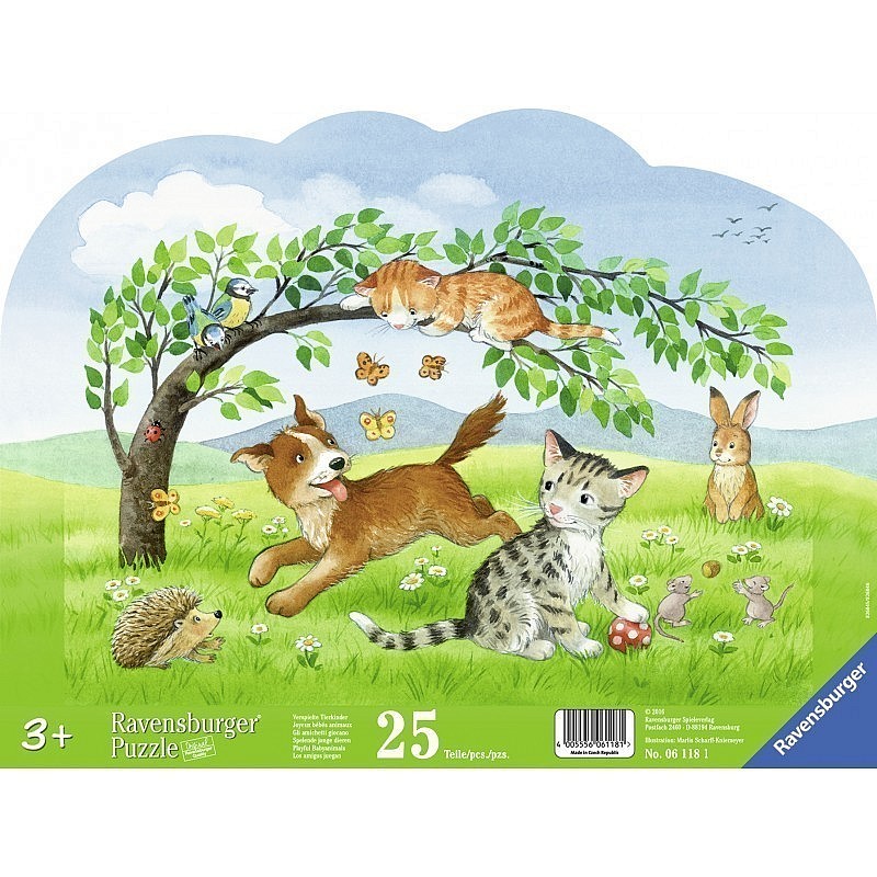 Ravensburger Пазл в рамке Мелкие животные 25шт. 3+ R 06118