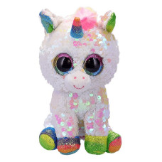 TY Flippables Мягкая игрушка PIXY WHITE SEQUIN UNICORN 23см, TY36781