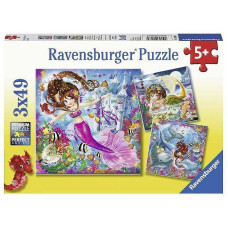 Ravensburger пазл 3x49 Mermaid R 08063