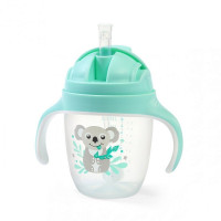 BABYONO Чашка-поильник с трубочкой 240мл 6м+ 1464/04 mint СКИДКА