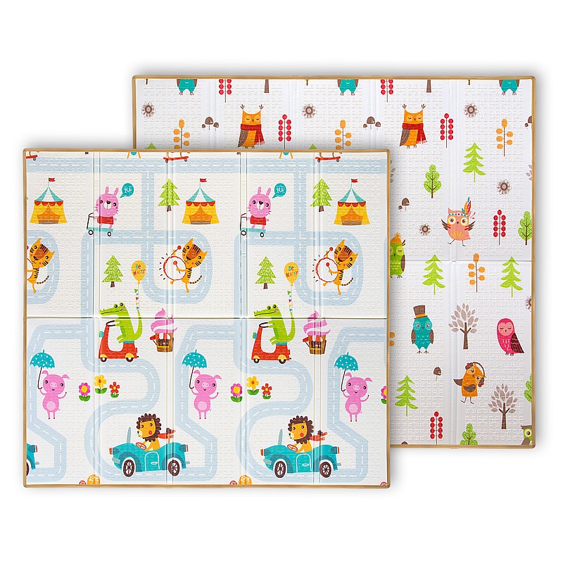 Milly Mally Двусторонний игровой коврик Play Street T1 3751 РАСПРОДАЖА