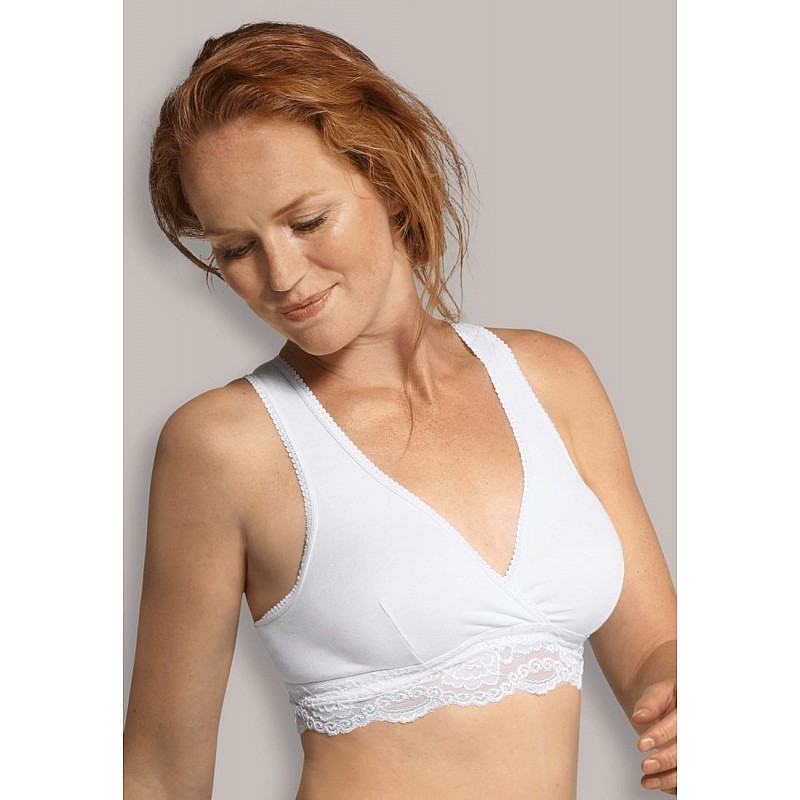 CARRIWELL Кружевной бюстгальтер для кормления Crossover, размер L, белый 197517 (2507)