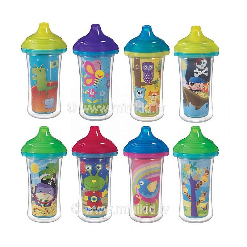 MUNCHKIN Insulated Straw Cup Термо-бутылочка с мягким носиком 266ml, 01137801 LÕPUMÜÜK