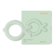 BORRN Animal Прорезыватель для зубов 0m+ Fish Green C0202E