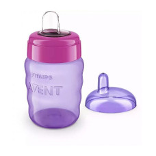 PHILIPS AVENT EASY SIP Чашка с носиком 9м+, 260мл, силиконовый носик SCF553/03 розовый СКИДКА