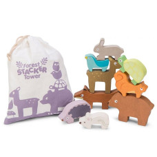 LE TOY VAN развивающая деревянная игрушка  Forest Stacker & Bag, PL087 - EE